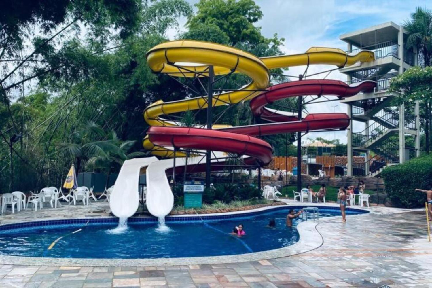 Caldas Novas, Golden Dolphin Grand Hotel, Quarto Sala Cozinha Aconchegante, Ap 361 Dış mekan fotoğraf