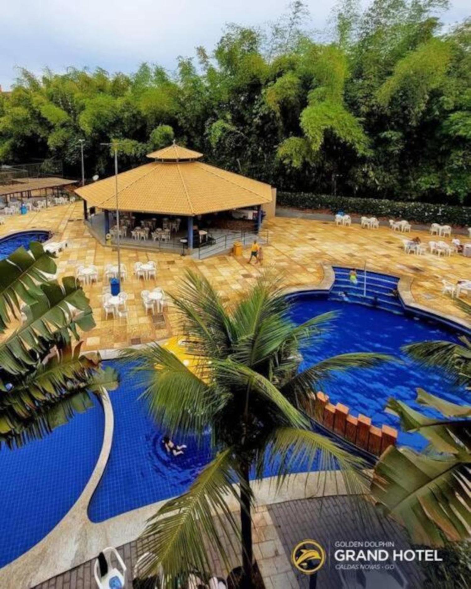 Caldas Novas, Golden Dolphin Grand Hotel, Quarto Sala Cozinha Aconchegante, Ap 361 Dış mekan fotoğraf