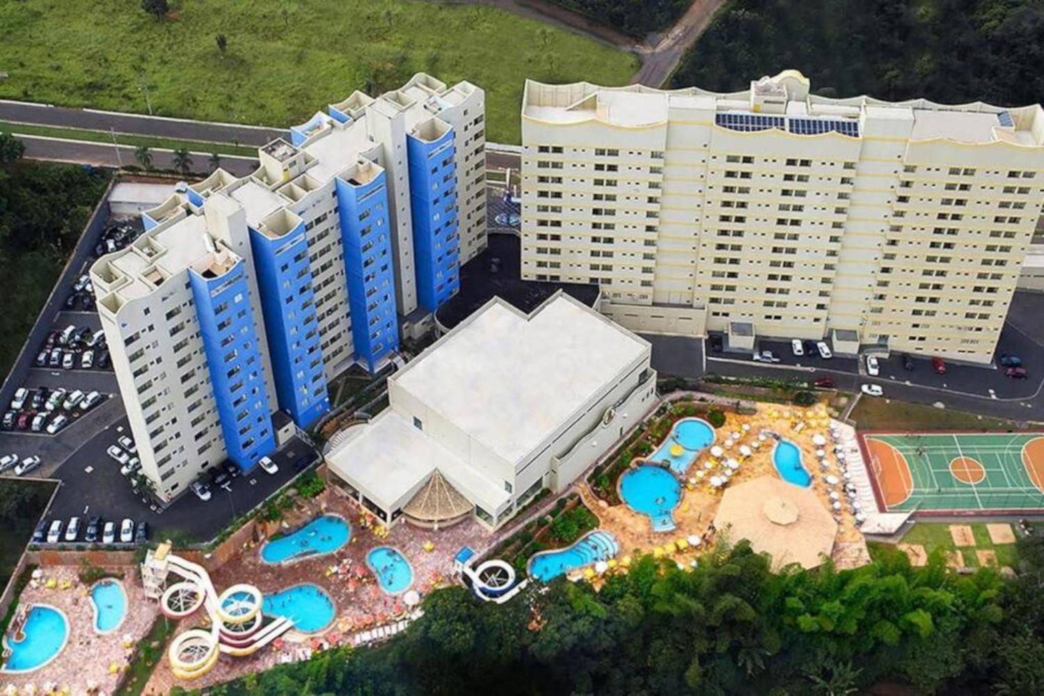 Caldas Novas, Golden Dolphin Grand Hotel, Quarto Sala Cozinha Aconchegante, Ap 361 Dış mekan fotoğraf