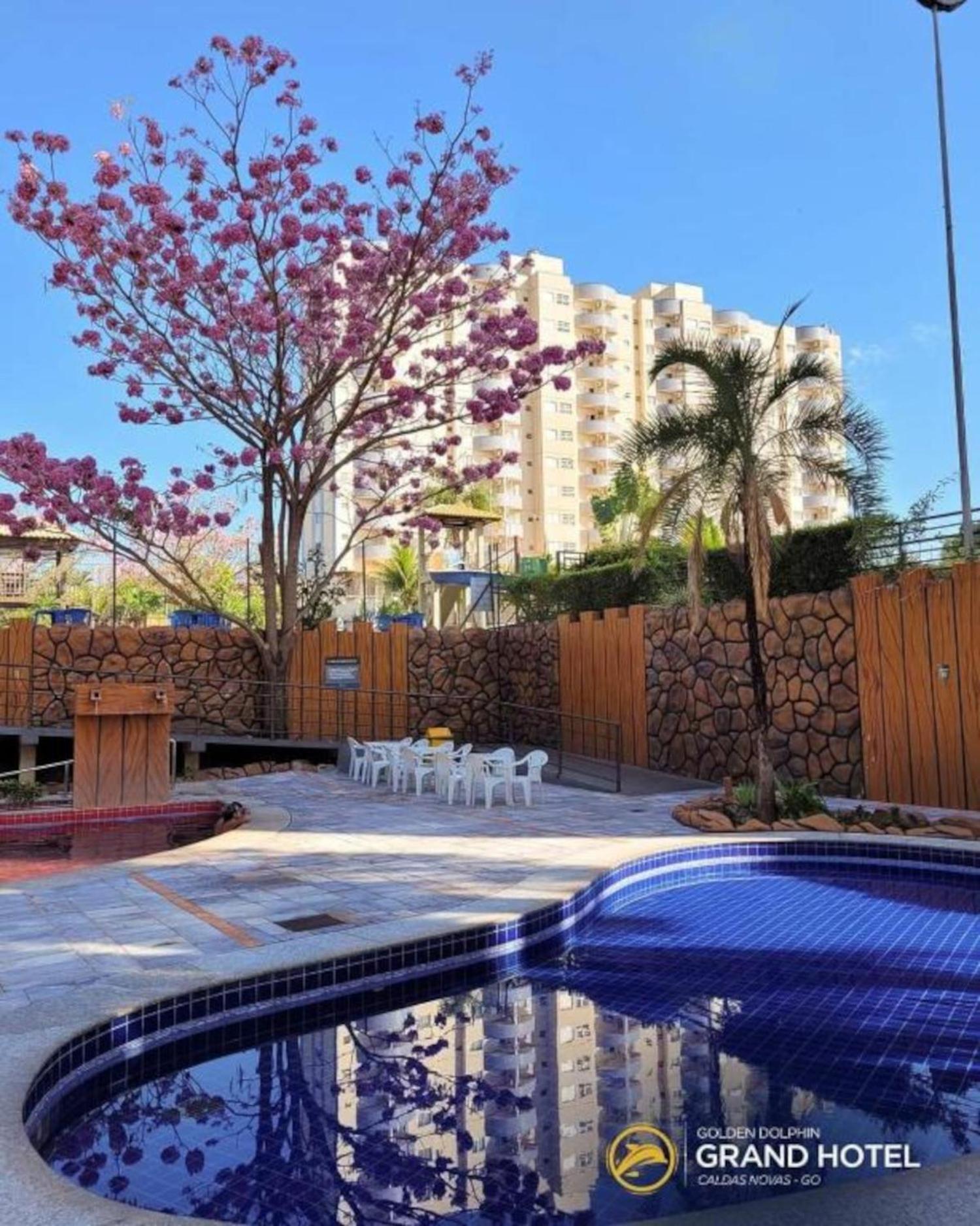 Caldas Novas, Golden Dolphin Grand Hotel, Quarto Sala Cozinha Aconchegante, Ap 361 Dış mekan fotoğraf